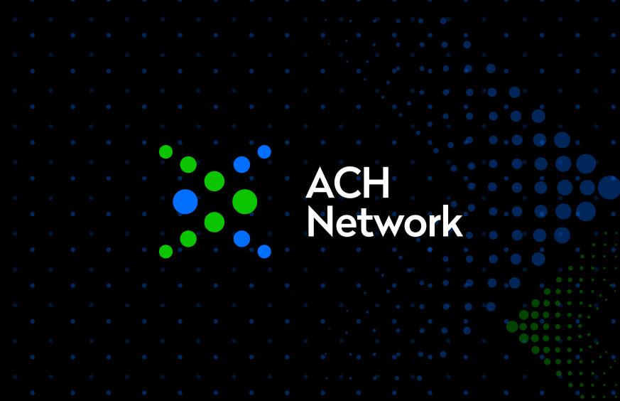 ACH Network Logo with background